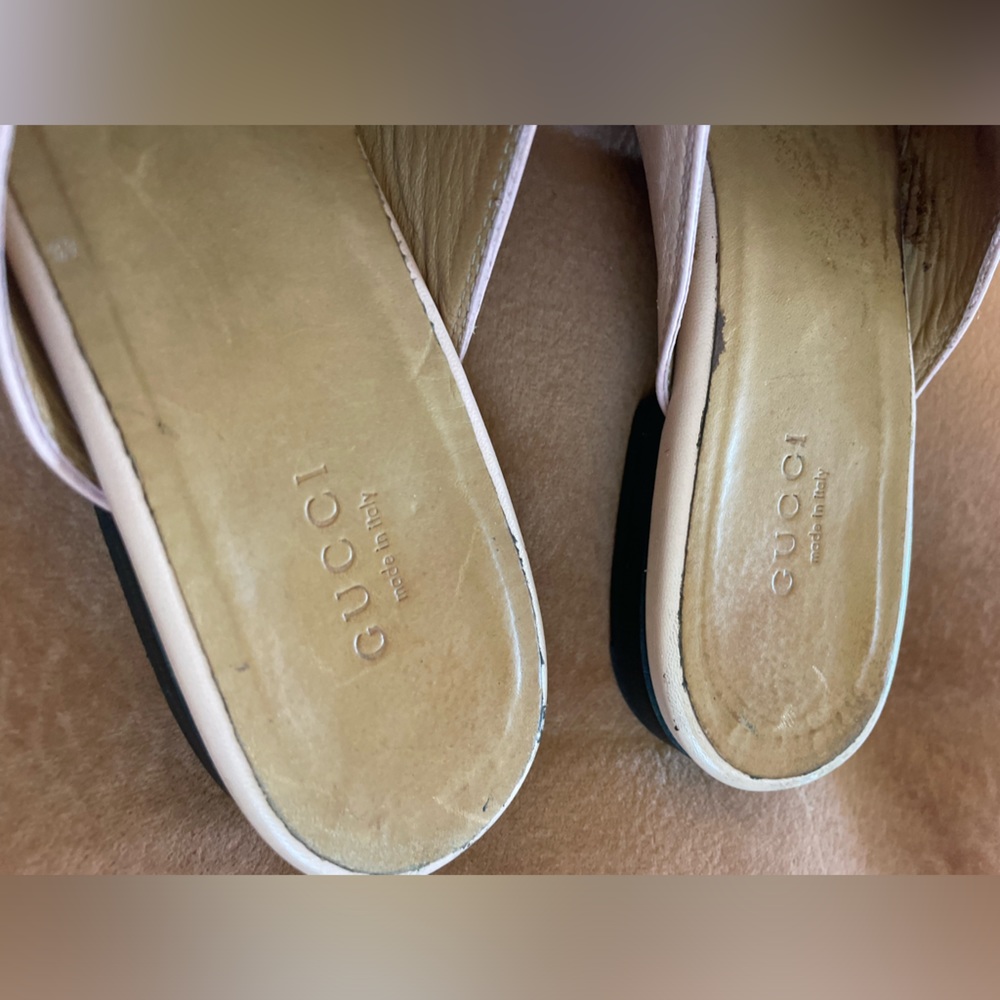 Gucci Princetown Horsebit Slipper Mule in Pink Size 39 - Picture 7 of 8